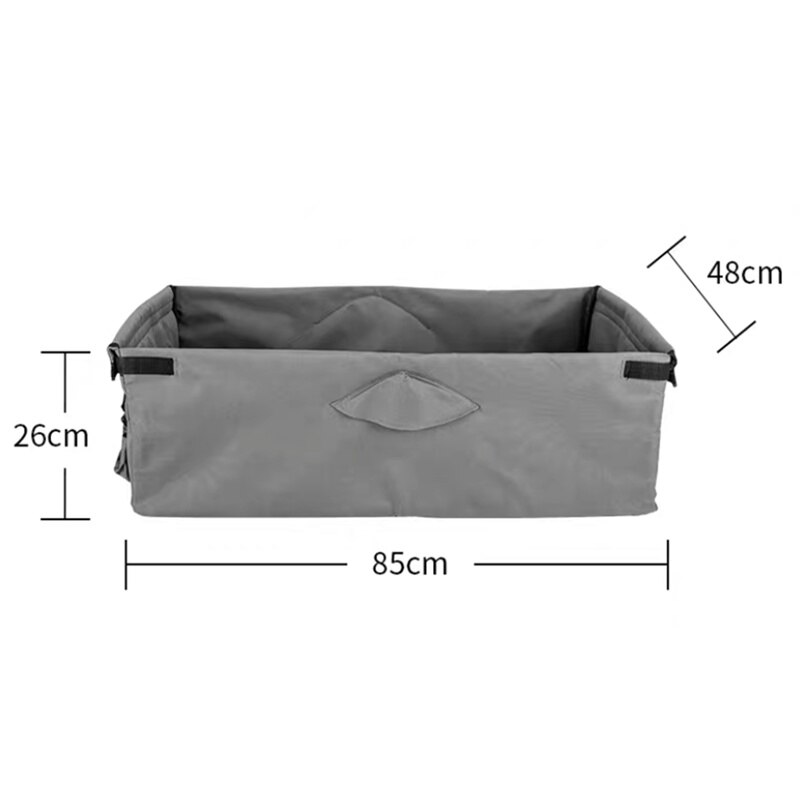Heavy-Duty Polyester Garden Utility Wagon Cart Liner For Garden Utility Wagon Cart: 85X48X26CM Grey