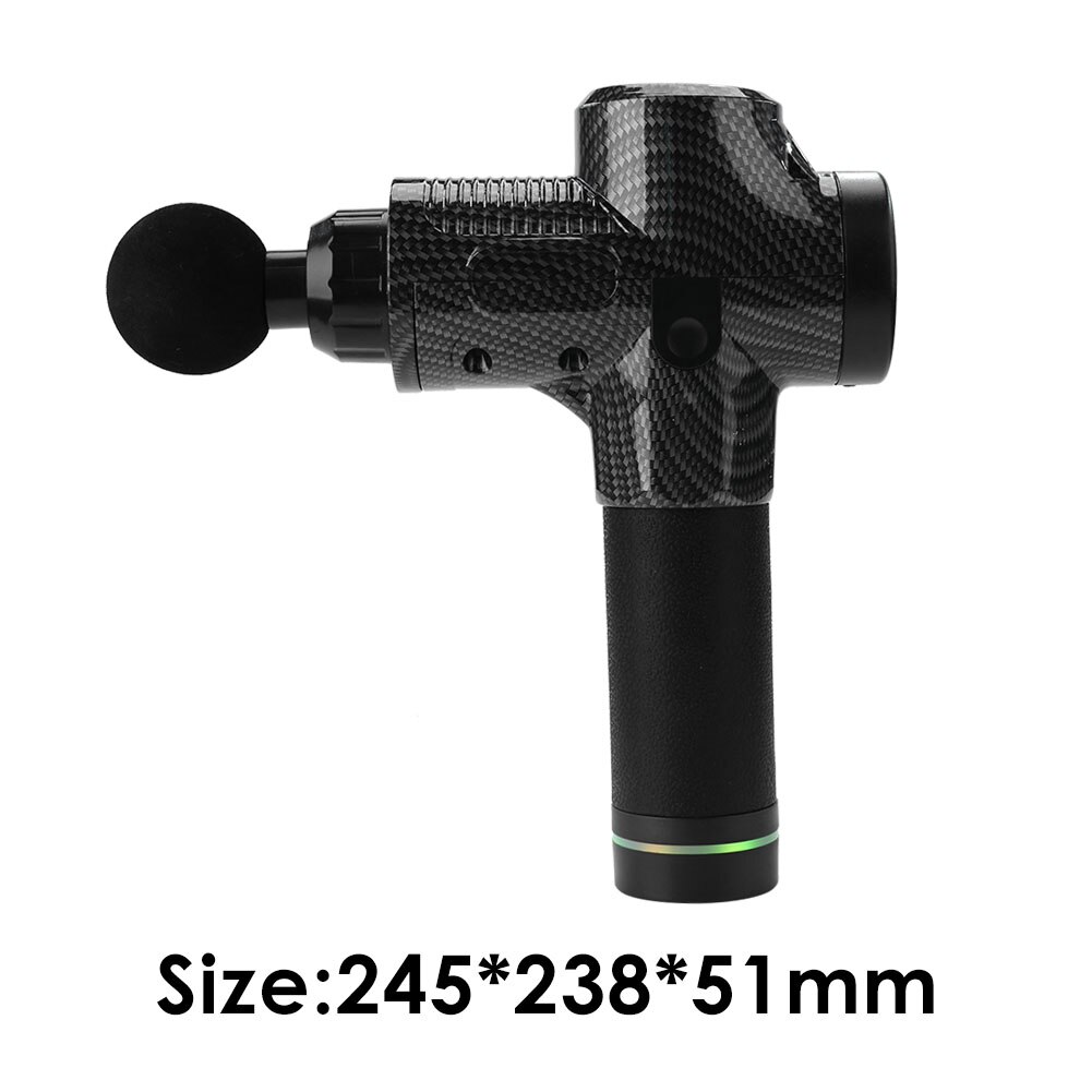 Elektrische massagepistool voor diepe spiermassage, spierpijn, lichaamsmassage, oefentherapie, fasciaal pistool met digitaal display