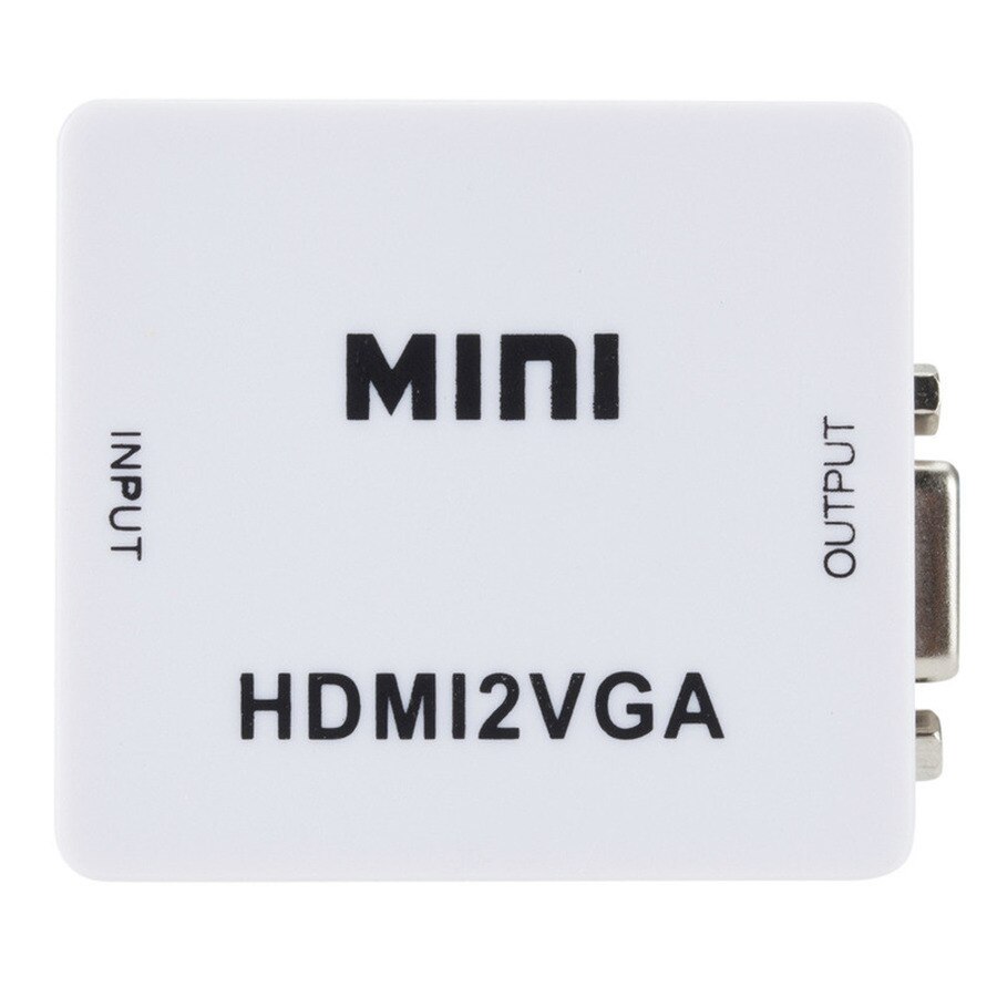 Mini Hdmi-Compatibel Naar Vga Adapter HDMI2VGA Converter Digitale Analoge Hd 1080P HD-MI Naar Vga Voor Pc Laptop tablet Displayer