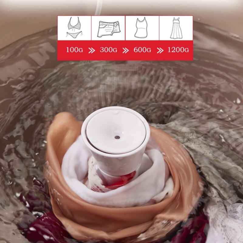 Mini Washing Machine Laundry Clothes Cleaner for Travel Hiking Camp Turbines Washer Small Appliances