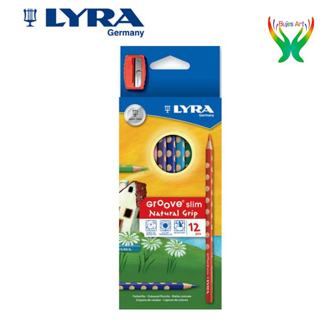 Lyra – crayon de couleur original pour enfants, 12/24/36 couleurs, Triangle, trou, dessin à la main, fournitures d&#39;art pour enfants, peinture