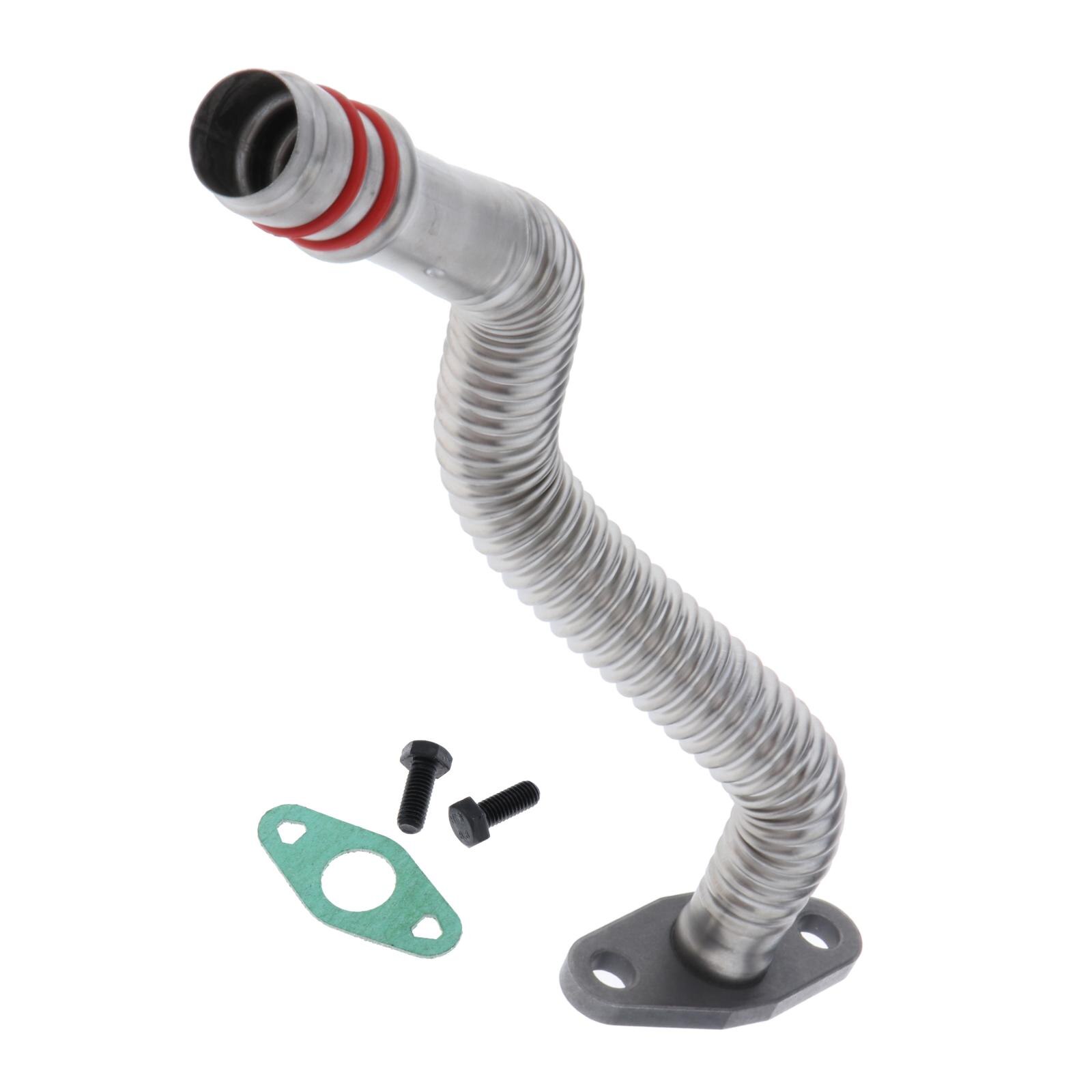 Turbo Oil Return Drain Line Tube For 2007.5 Dodge