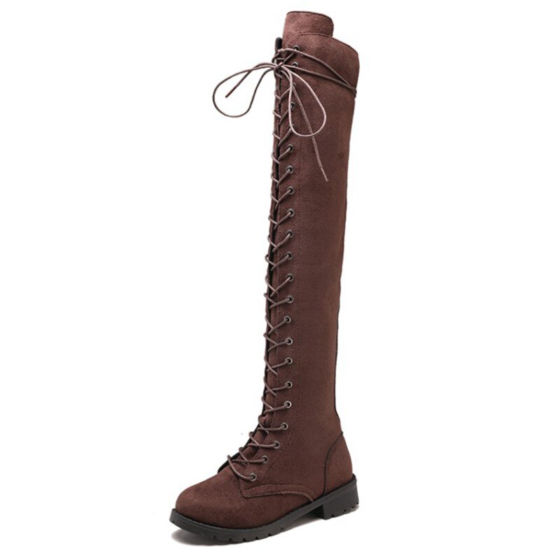 COOTELILI Oberschenkel Hohe Stiefel Spitze-hoch Frauen Schuhe Über Das Knie Stiefel Flache Lange Stiefel Damen Gummi Stiefel Frauen schuhe 35-43