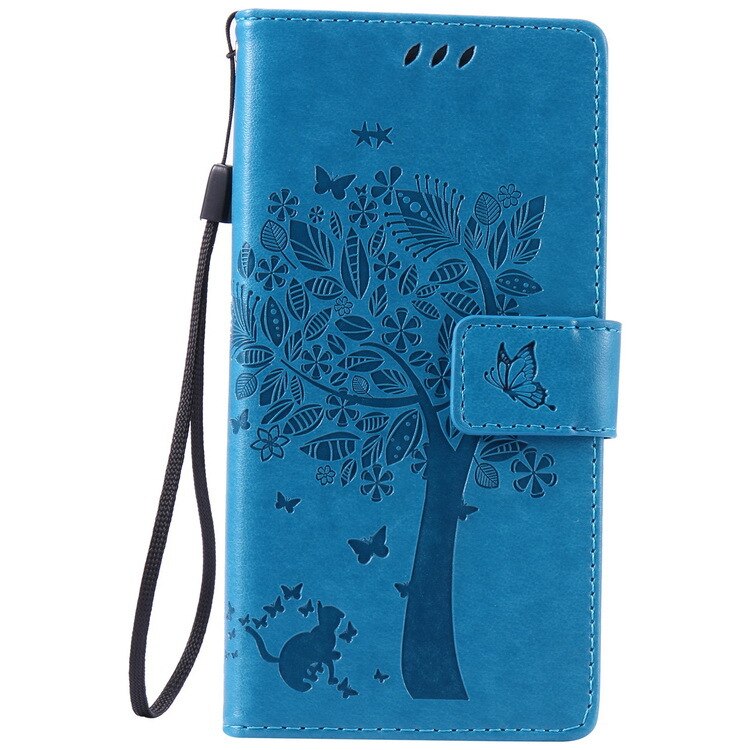 case cover For ZTE Blade A910 L110 Wallet Flip Leather Protective Phone Cover Bag mobile shell ZTE Blade A520C A520: ZTE Blade A520 / Blue