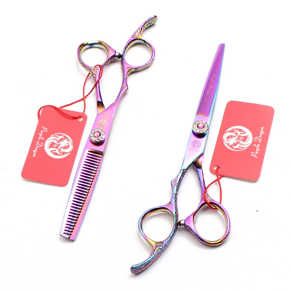 Y8212 5.5 " 6 " venstrehånds saks hår frisør frisør salon sakse klipning sakse sæt