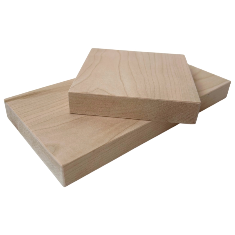 Placas de madeira de cereja americana natural 20/10x10x2cm (w/t), pranchas de madeira de 2cm de espessura, adequadas para fabricação de modelos e diy, madeira maciça: 11-12 cm