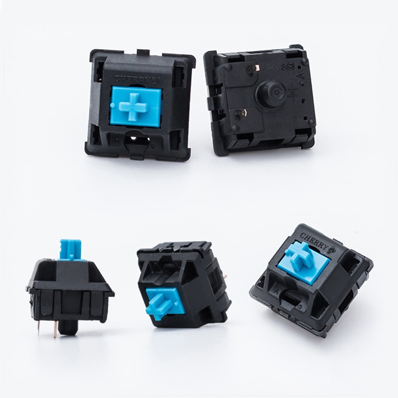 8 Pcs Original Cherry Mx Switch Mechanical Keyboard Switch Silver Mx Brown Blue Red Switch 3 Pin feet Cherry Mx Clear Switch