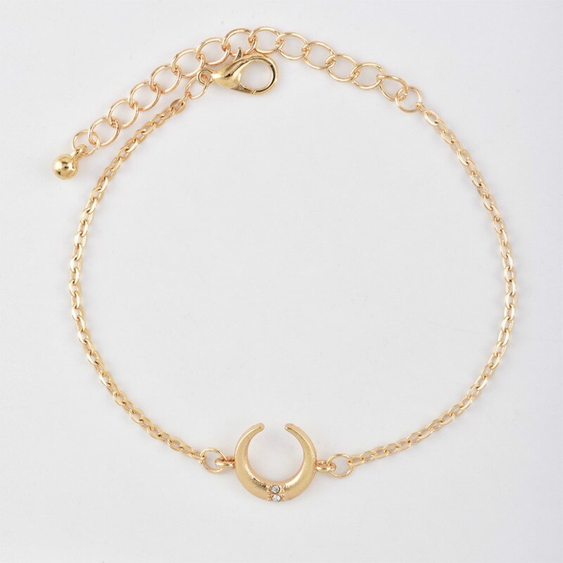 4psc/Neue schmuck blätter mond blitz frauen armband armband kombination set