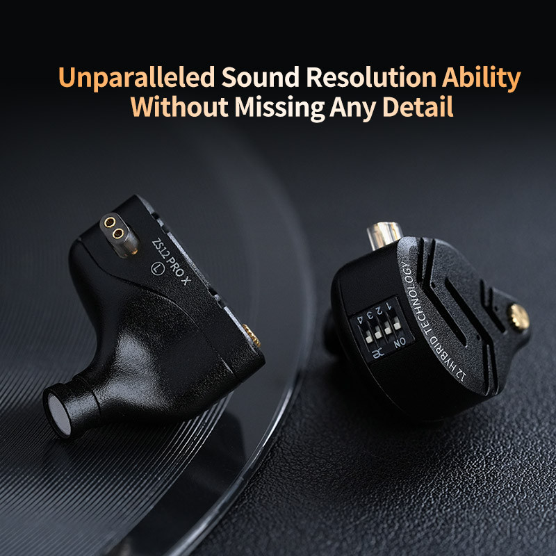 Kz  zs12 pro x metalen oordopjes 1dd+5ba hybride hifi bas in-ear monitor koptelefoon muziek sport noise cancelling headset