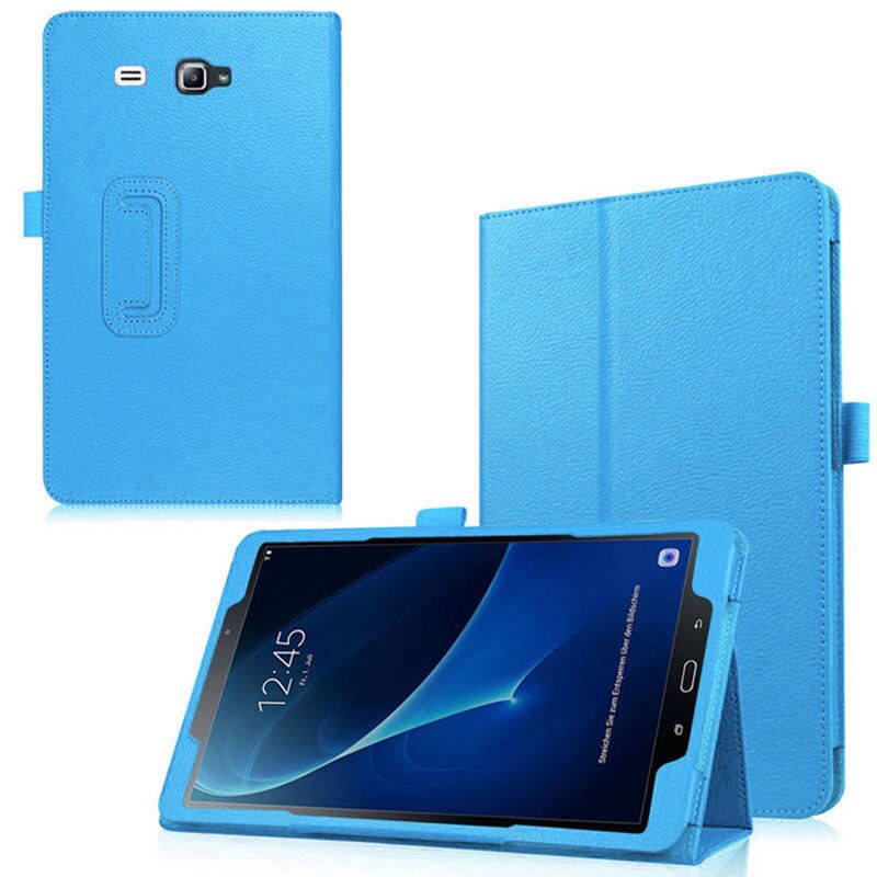 Magnetic Stand Coque for Samsung Galaxy Tab A A6 7.0 SM-T280 T285 Case Smart PU Leather Auto-Sleep for Samsung T280 Case: Blue