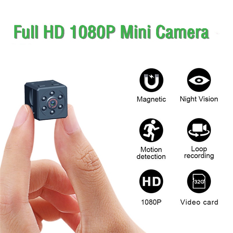 Full-Hd 1080P Mini Camera Ingebouwde Microfoon Home Security Camera Ip Cctv Surveillance Ir Nachtzicht Bewegingsdetectie babyfoon