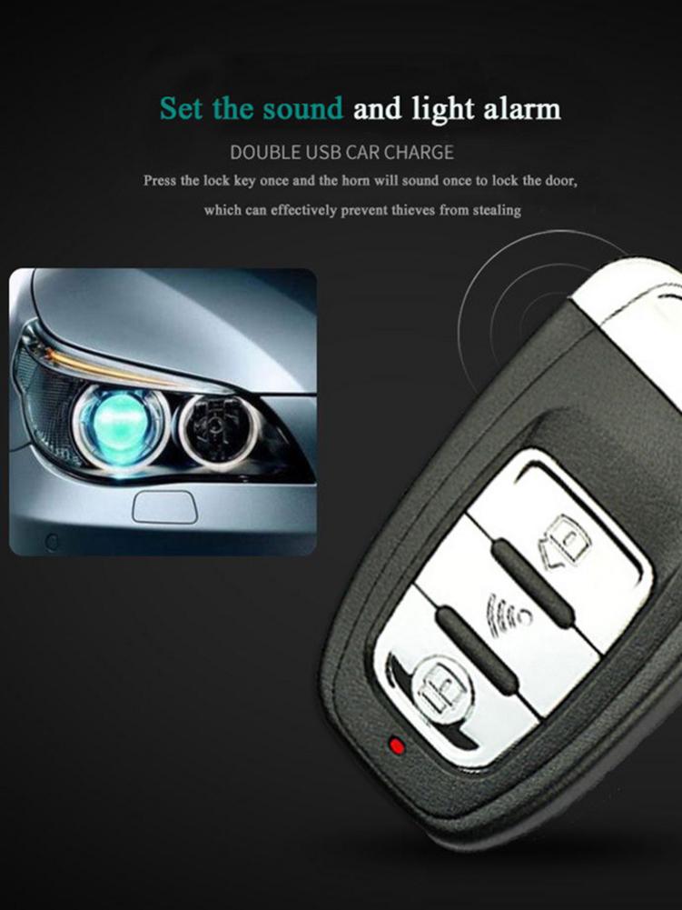 Anti-Diefstal Keyless Start Systeem Afstandsbediening Alarmsysteem Auto Suv Start Knop Alarm Keyless Entry Starter Auto Accessoires 12V