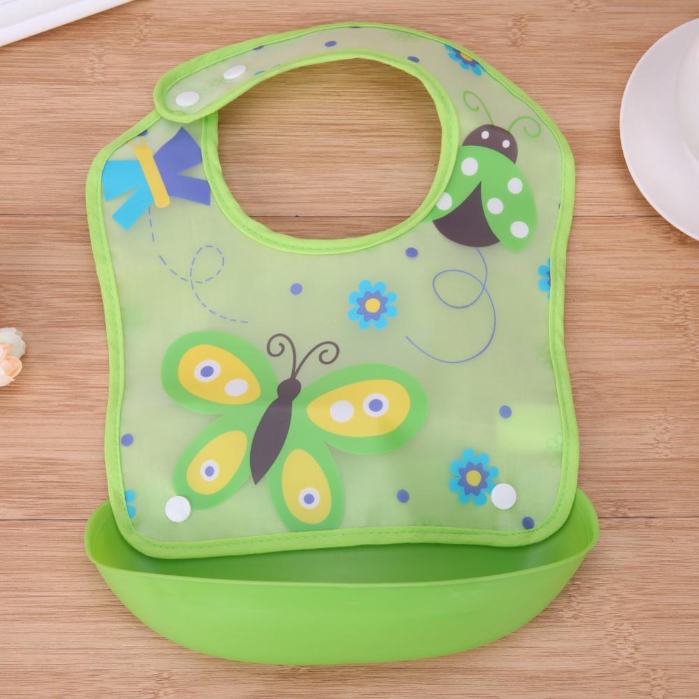 Abnehmbare Baby Lätzchen Nachahmung Silikon Wasserdichte Schürzen Baby Lätzchen Bandana Karikatur Fütterung Reis Lätzchen Baby Speichel Handtuch Baby Futter