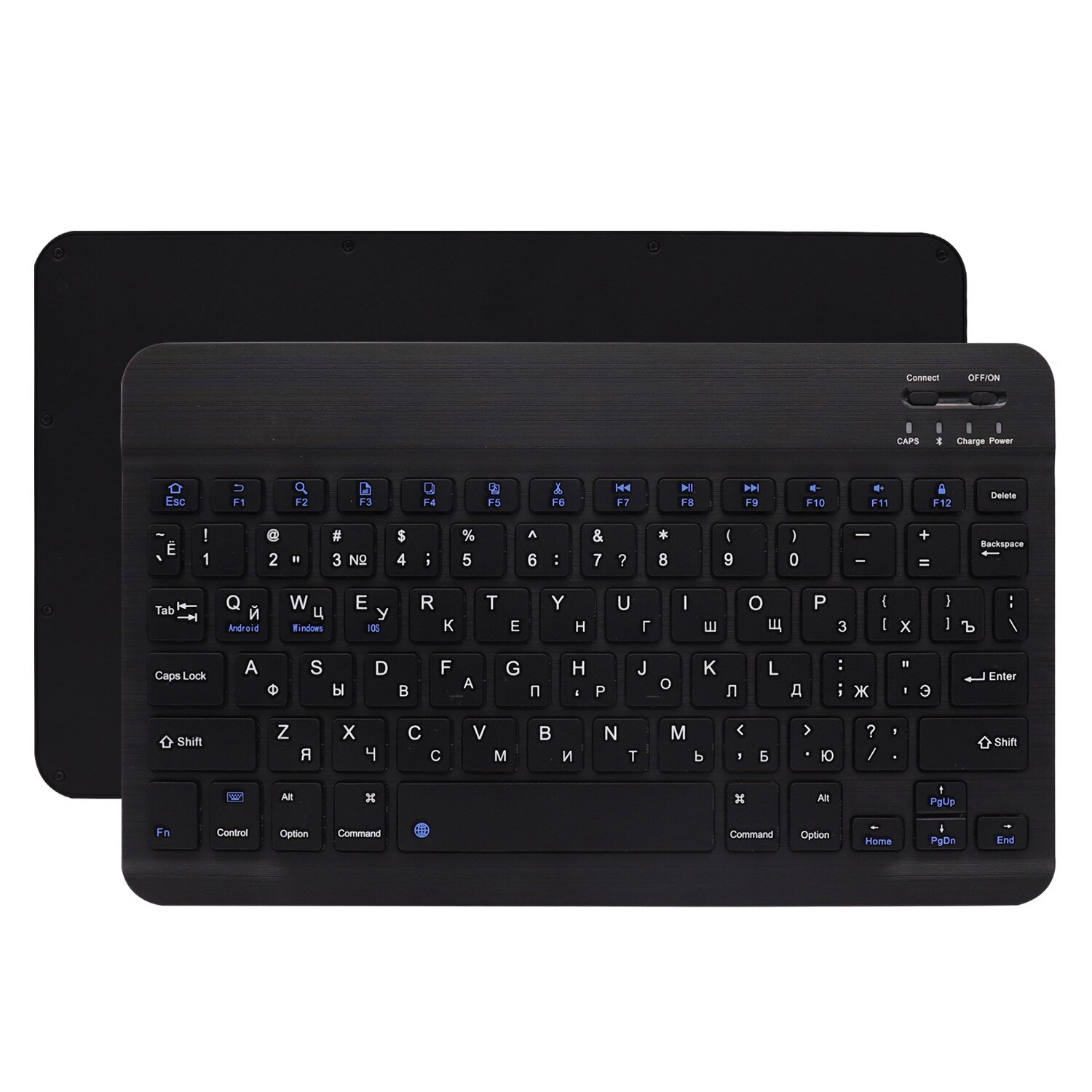 Teclado externo para teléfono móvil, tableta, de 7 pulgadas teclado de ordenador, Bluetooth, teclado francés