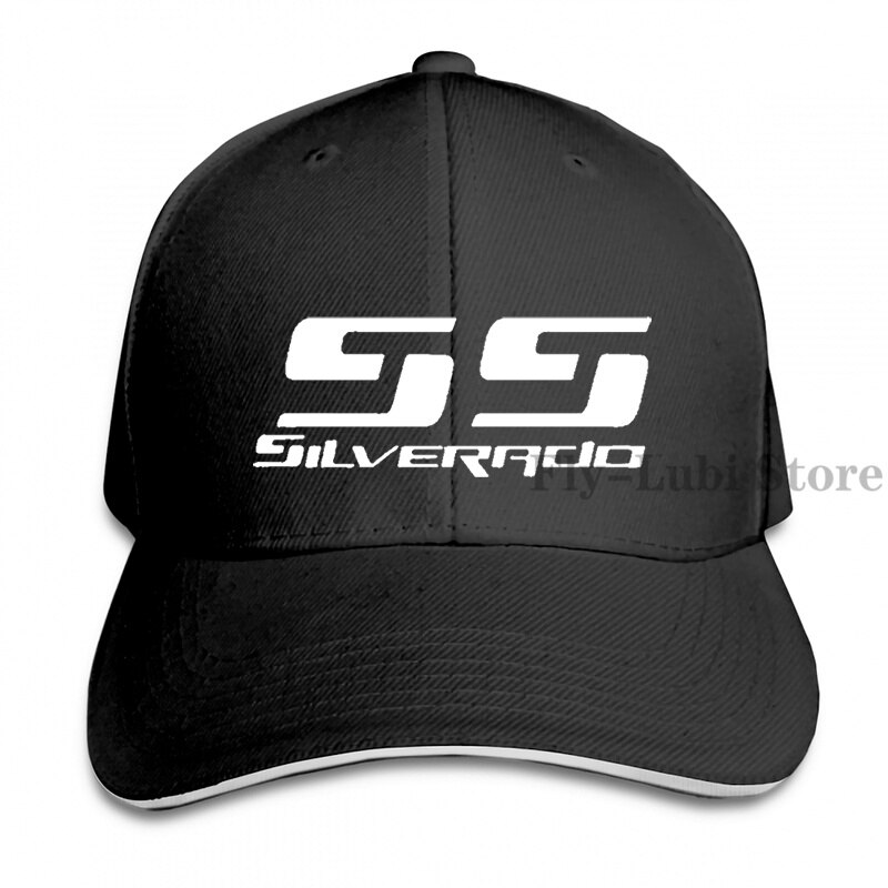 Chevrolet Silverado Ss(3) gorra de béisbol para hombre y mujer gorra ajustable de: 1-Black