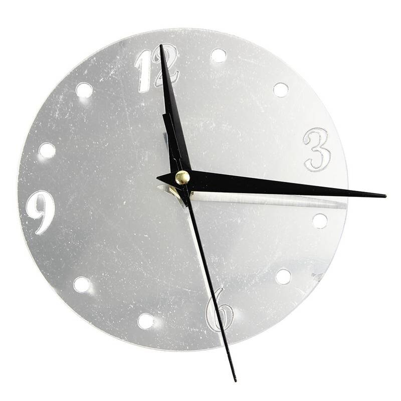 Retail DIY Digital Wall Clock Modern 3D Decorative Wall Decor Living Room House