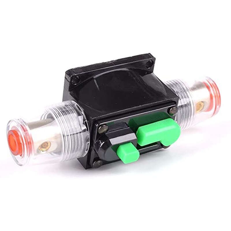 Assicurazione Audio per Auto 2V-24V DC 80A, per Auto Car Marine Boat Stereo Switch Audio Inverter protezione del sistema verde