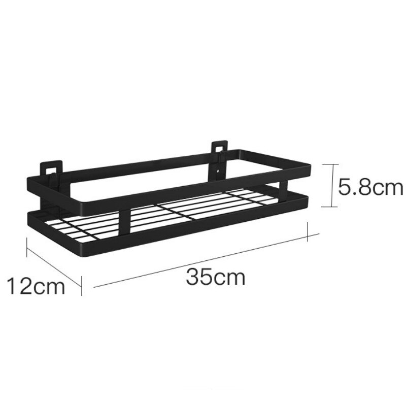 Edelstahl Küche Regal für Lagerung Organizer Zauberstab Regal Gewürz Gestell Schlag Kostenloser Lagerung verwöhnen Gestell für Küche ZM915: 35CM
