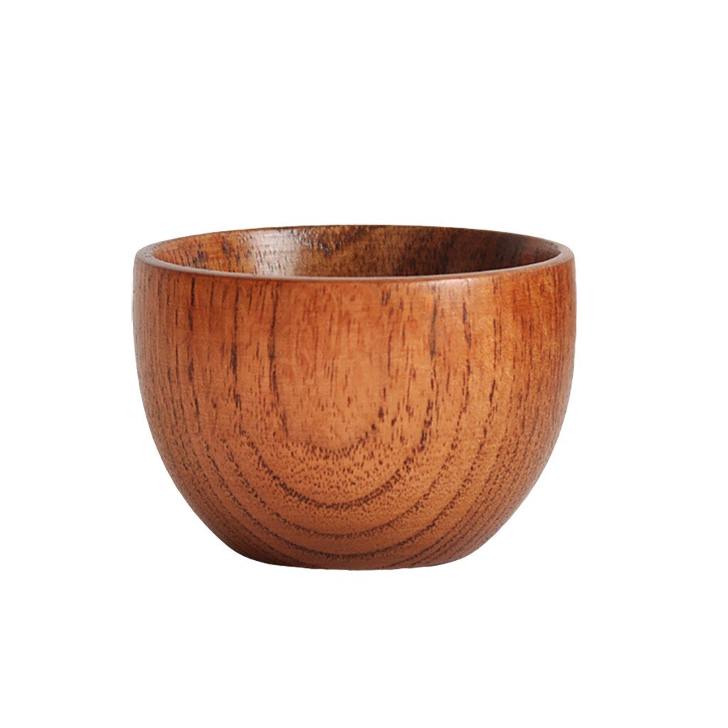 Handmade Natural Solid Wood Tea Cups Circular Contracted Multi-function Wooden Wine Coffee Water Beer Mug Drinking Cup