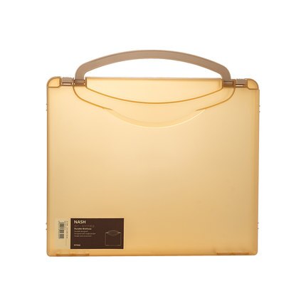 Portable Document Case A4 Paper Organizer Document File Storage Waterproof Case For Documents: Khaki