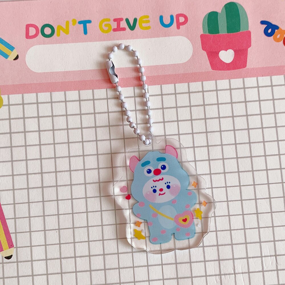 Milkjoy Bentoy Kawaii Keychain Travel Tag Girls Key Chain Bag Pendant Children Bag Accessories: 7