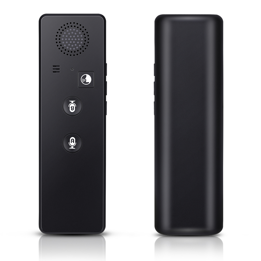 Traductor inteligente portátil de traducción, dispositivo de bolsillo de voz instantáneo, en tiempo Real, T3, 40 + idiomas: Negro