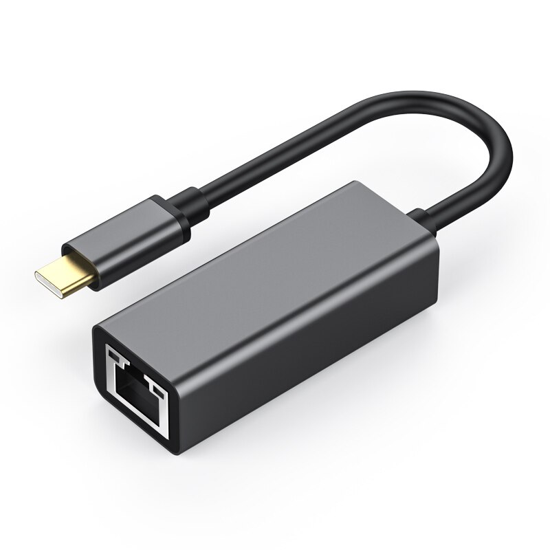 USB C Ethernet Adapter USB Type C to 10/100/1000M RJ45 Lan Adapter For MacBook Pro Huawei P30 USB C Network Card Converter: Default Title