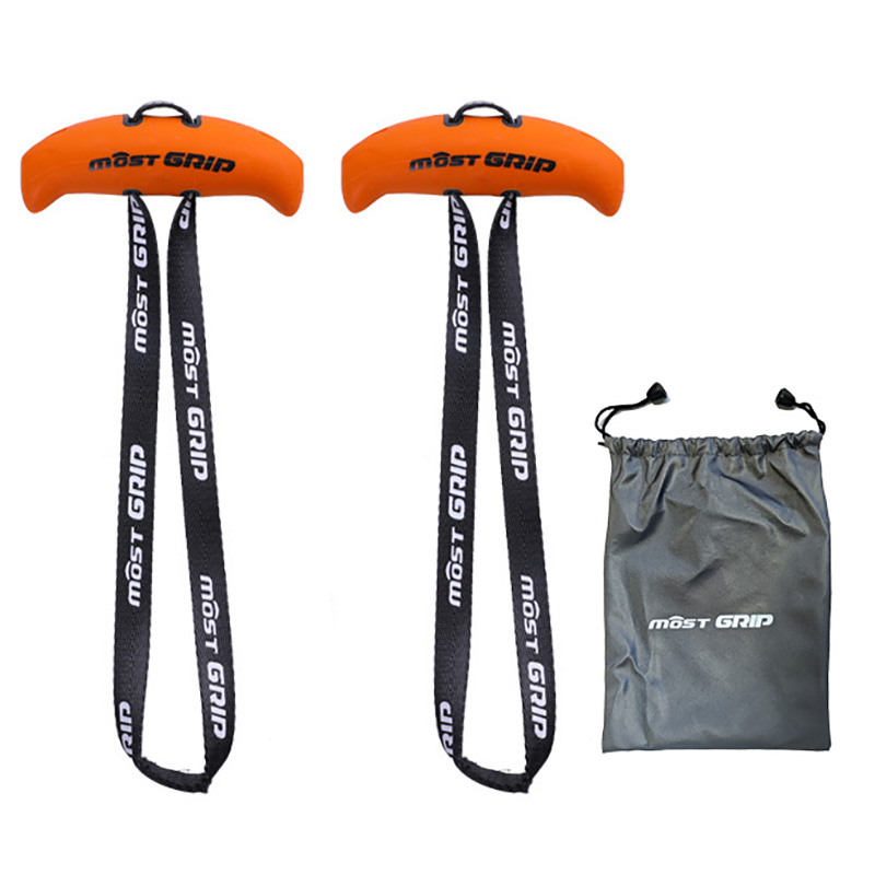 2 pc pull-up-grepp gym fitnesshandtag grepp kraftigt kabelmaskinhandtag multifunktionellt gymutrustning för träning: Beige