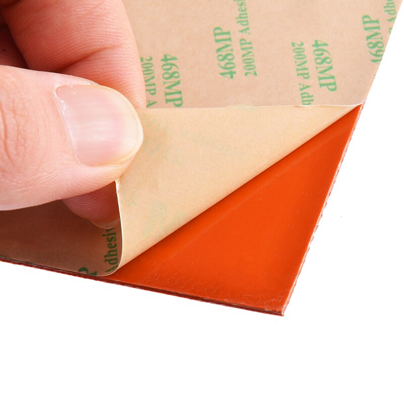 1pc siliconen verwarmingsmatten 24v 250w motorblok hydraulische tank oliepan verwarmingsplaten huishoudelijke gereedschappen accessoires 9*13cm