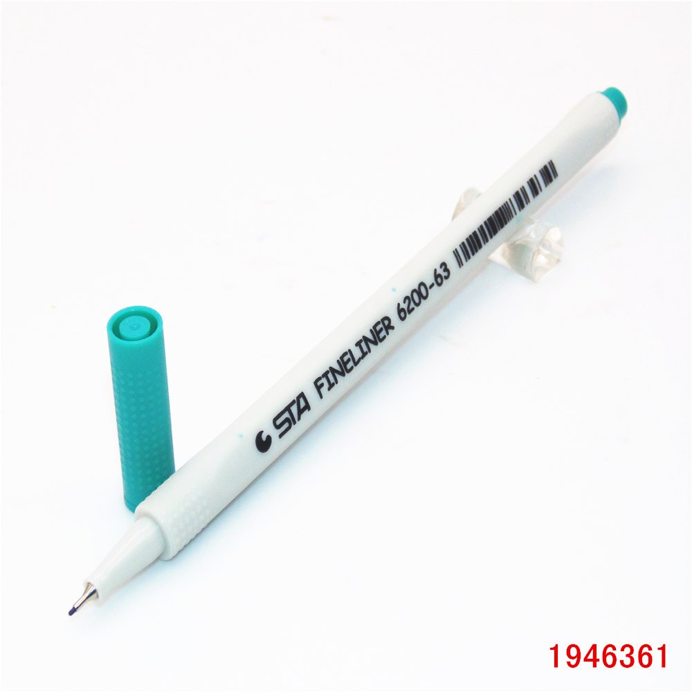 0.4mm 18 farger fine liner penner superfine tusj penn kunst tegnepenn for barn graffiti krok fiber penn: 63
