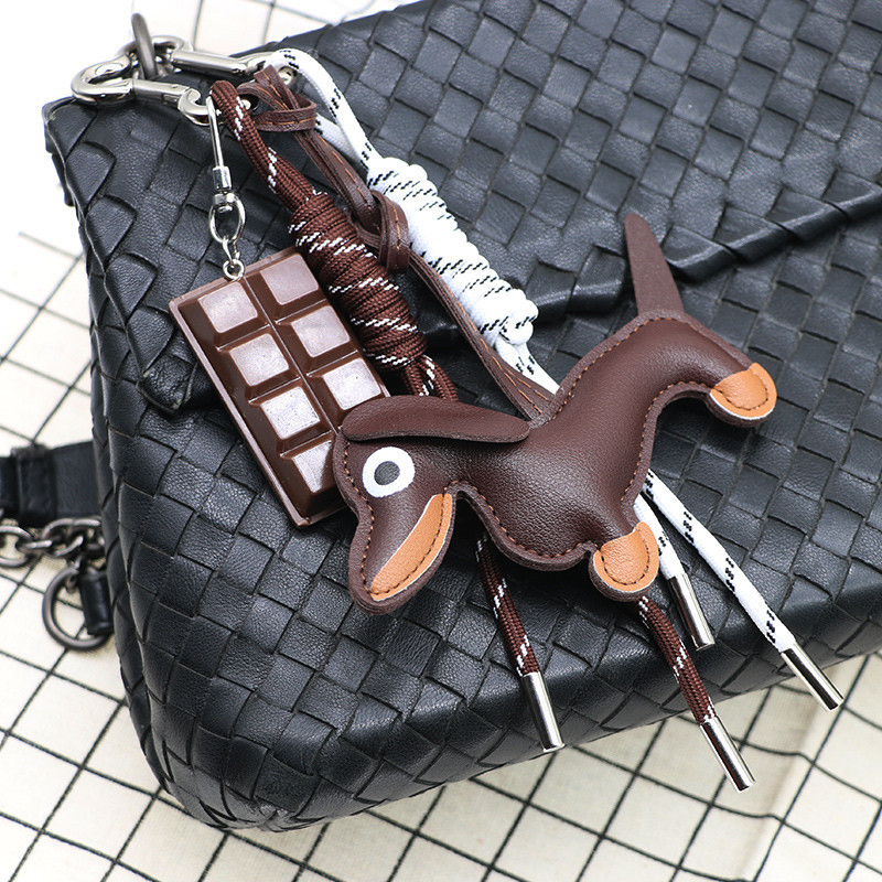 Braided Rope Bag Pendant High-grade Keychain Pendant Ruth's Same Style Dachshund Pendant Suitable For Phone Bag Accessories