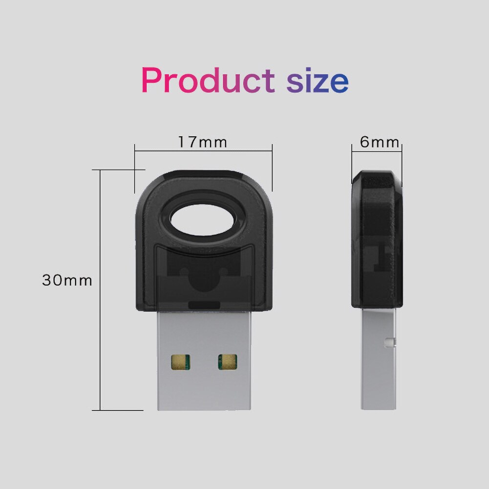 kabellos USB Bluetooth 5,0 Adapter Sender Musik Empfänger Mini BT 5,0 Audio- Adapter für Computer PC Laptop Tablette TV Kasten: Default Title