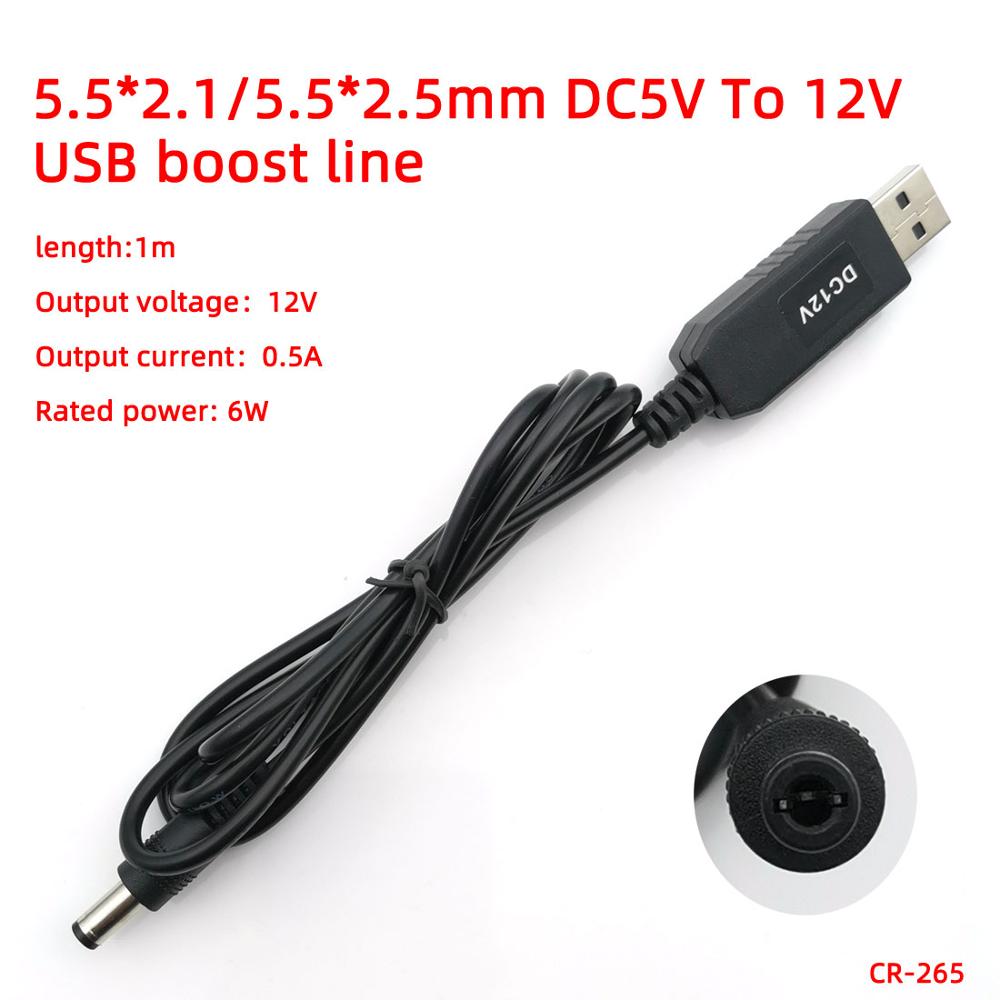 USB Energie Schub linie DC 5V zu 9V 12V Schritt BIS Modul USB Konverter Adapter Kabel draht 5,5*2,1/5,5*2,5/4,0*1,7/3,5*1,35mm Stecker