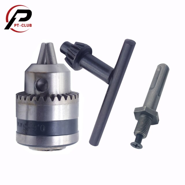 0.6-6mm Precise Drill Chuck Converter 3/8''-24UNF Thread Quick Change Adapter SDS-Plus Shank 1/4" Hex: Chuck and SDS PLUS