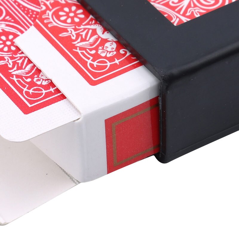 Popular Magic Poker Disappearing Box Close Up Magic Trick Fun Poker Vanishing Case Amazing Playing Card Kids Novelty Toys