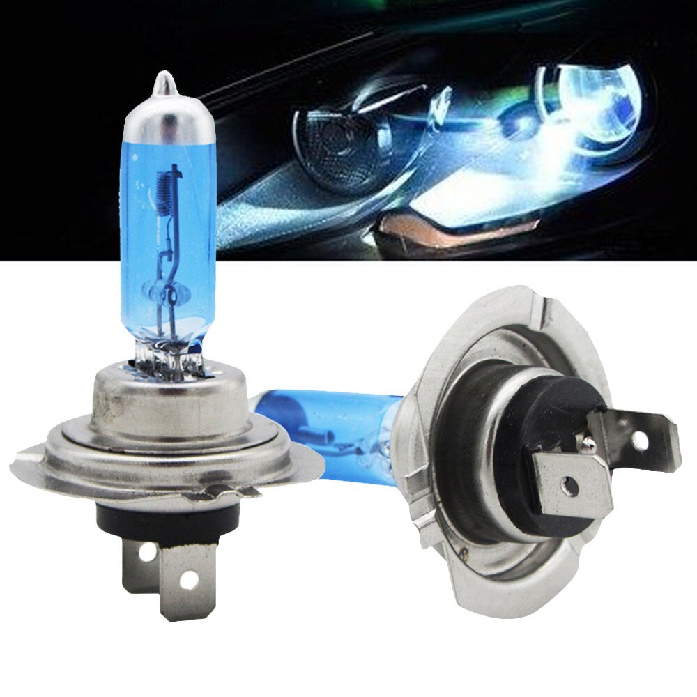 Tops 2 Stuks Heldere H7 Auto Koplampen 100W 12V 6000K Gas Halogeen Ultra Wit Licht Lamp auto Lamp Koplampen Auto Accessoires