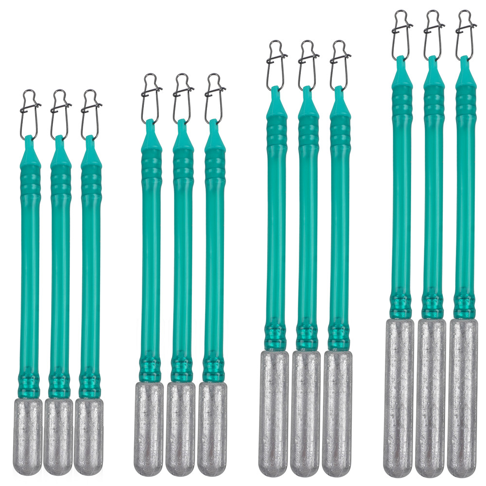 Pesas de arrastre para pesca de ganado, 3 uds., peso de arrastre, parte inferior Flexible, rebote, Trolling, pesas de pesca de Surf a la deriva
