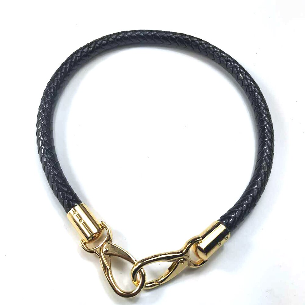 DIY Ersatz Tasche Riemen 23 zoll PU leder Tasche Griff Abnehmbare Schulter Taschen Handtasche Gurt Tasche Zubehör Teile Kurzen Riemen: Schwarz