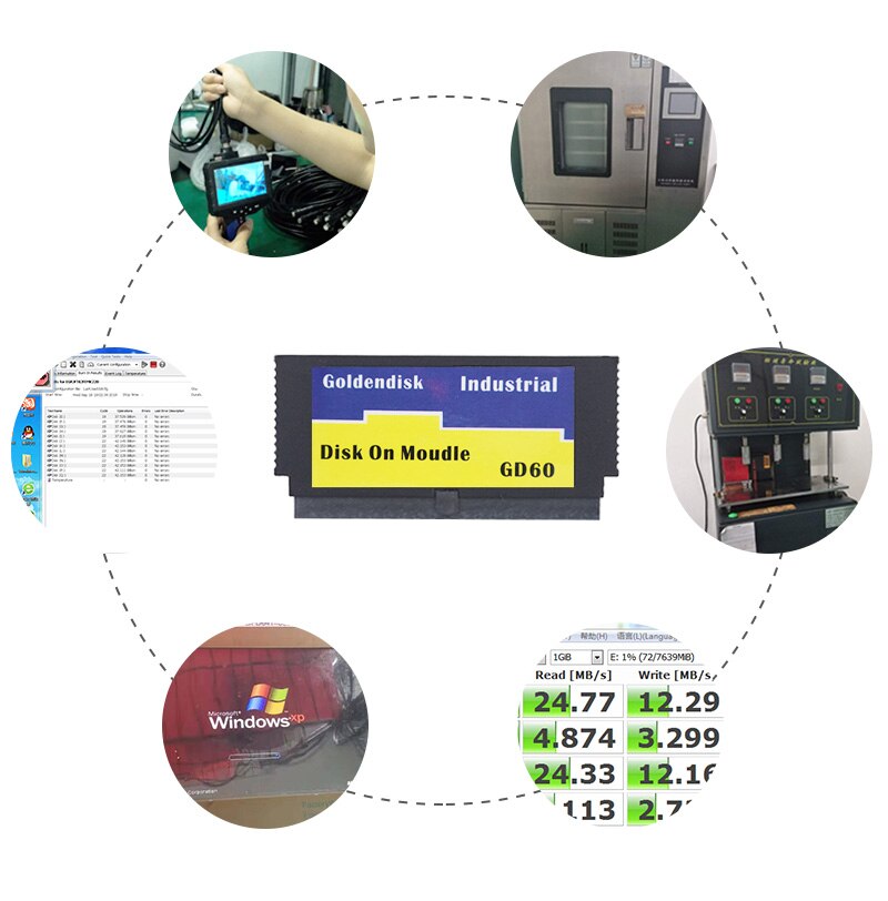 Goldendisk GD Serien Original 32GB IDE 40Pin DOM SSD Disk Auf Modul Industrie IDE Flash speicher 40 Pins MLC