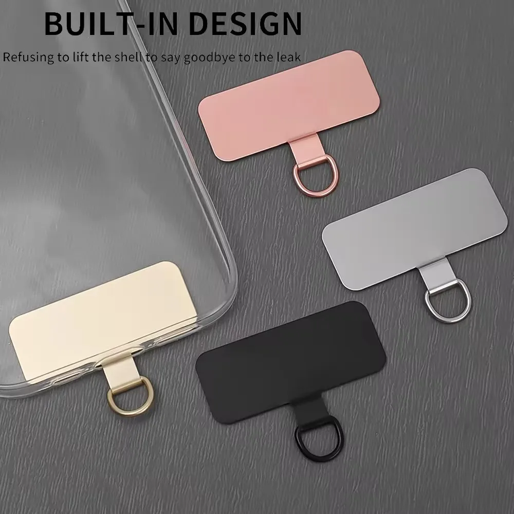 Joint de raccordement d'attache de téléphone Ultra-fin en acier inoxydable, pièces de sangle de téléphone portable, lanière de remplacement, pièce de connexion de sécurité, 4/1 pièces