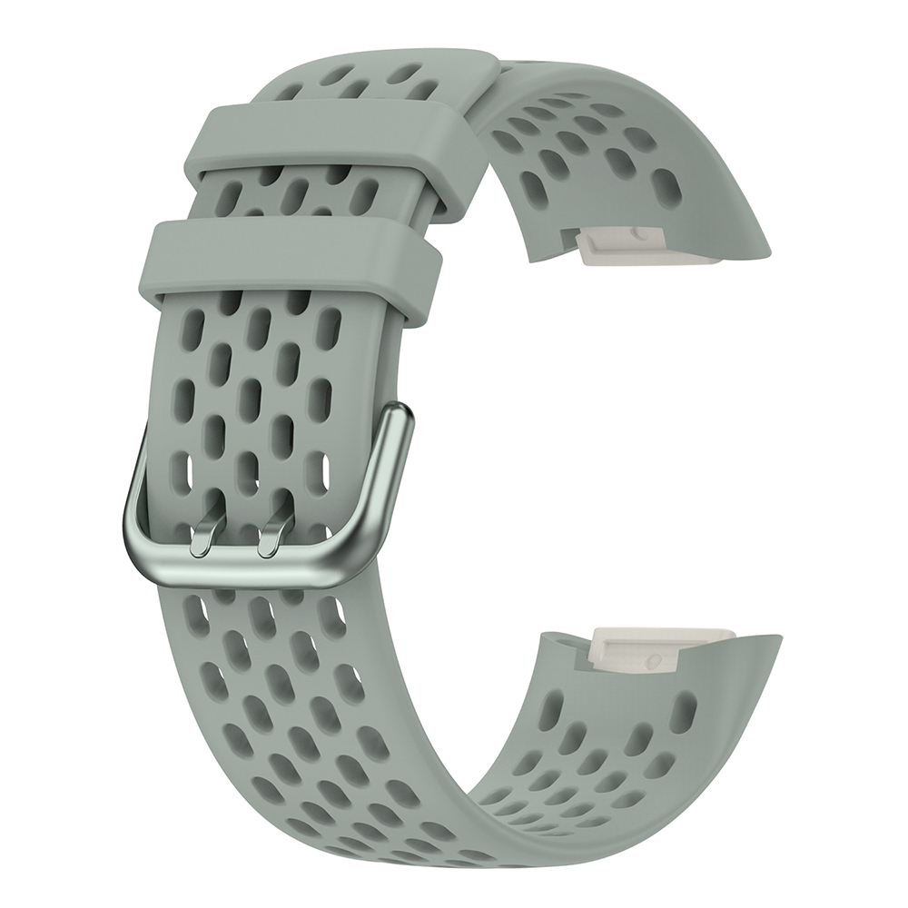 Silikon klockarmband för fitbit charge 5 smart klockband smart armband armband sportbyte passform bit charge 5 correa: 4