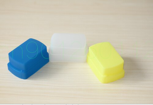 3PCS Silicon flexible Flash Bounce Diffuser Softbox White+Yellow+Blue for Nikon SB800/SB600 YN-460 YN-465 YN-467 YN-468