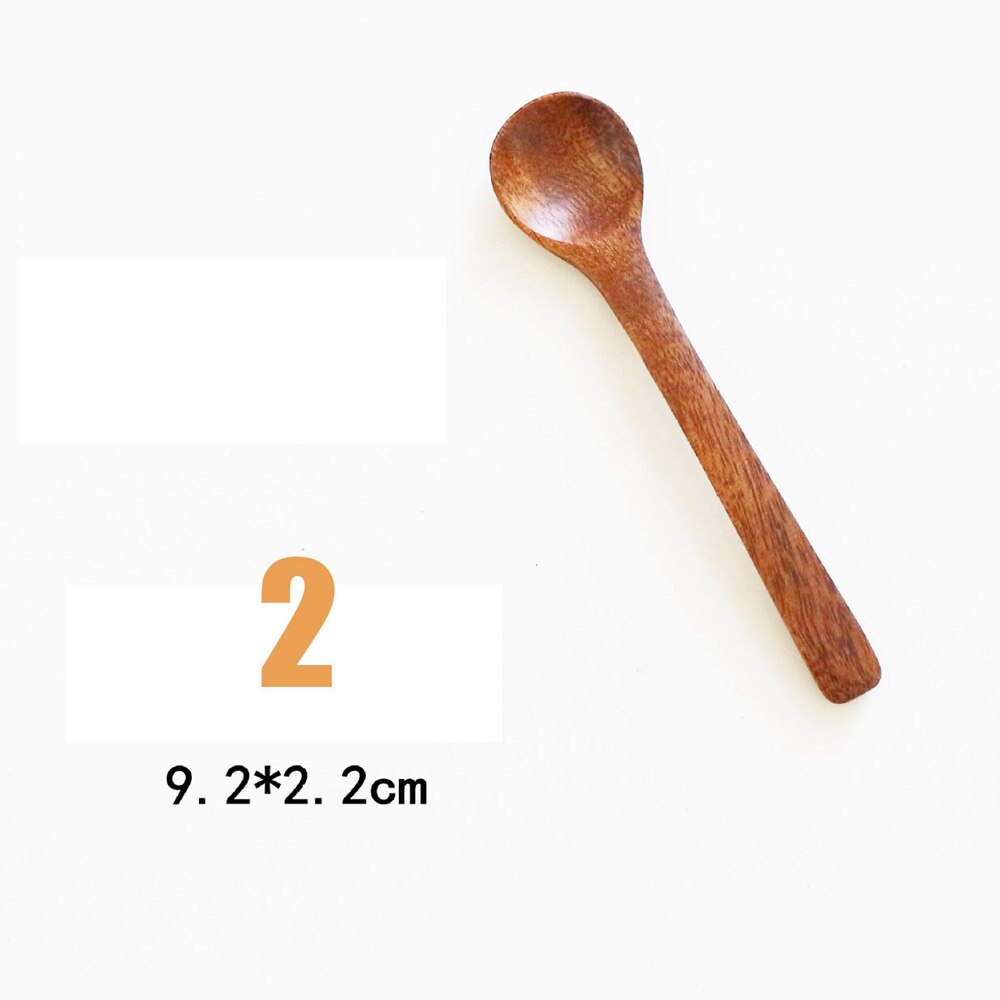 1 Stck Teak Material Esslöffel Milch Pulver Rühren Löffel Butter Gastronomie Scoop Umwelt Geschirr Küche Werkzeug: 2