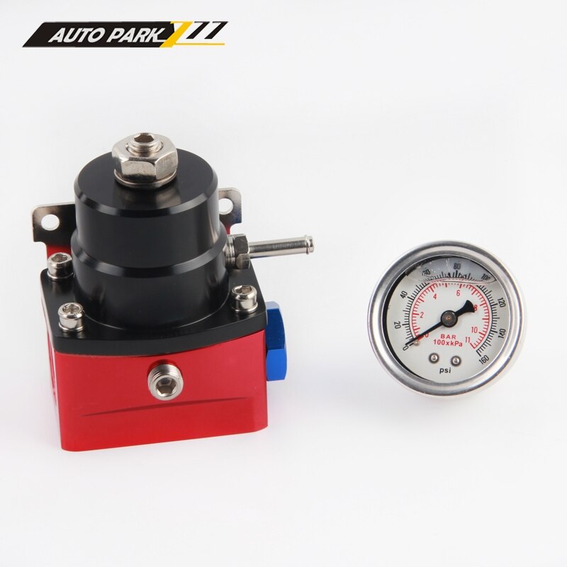 high pressure fuel regulator boos an6 fuel pressure regulator with pressure gauge: BR with gauge