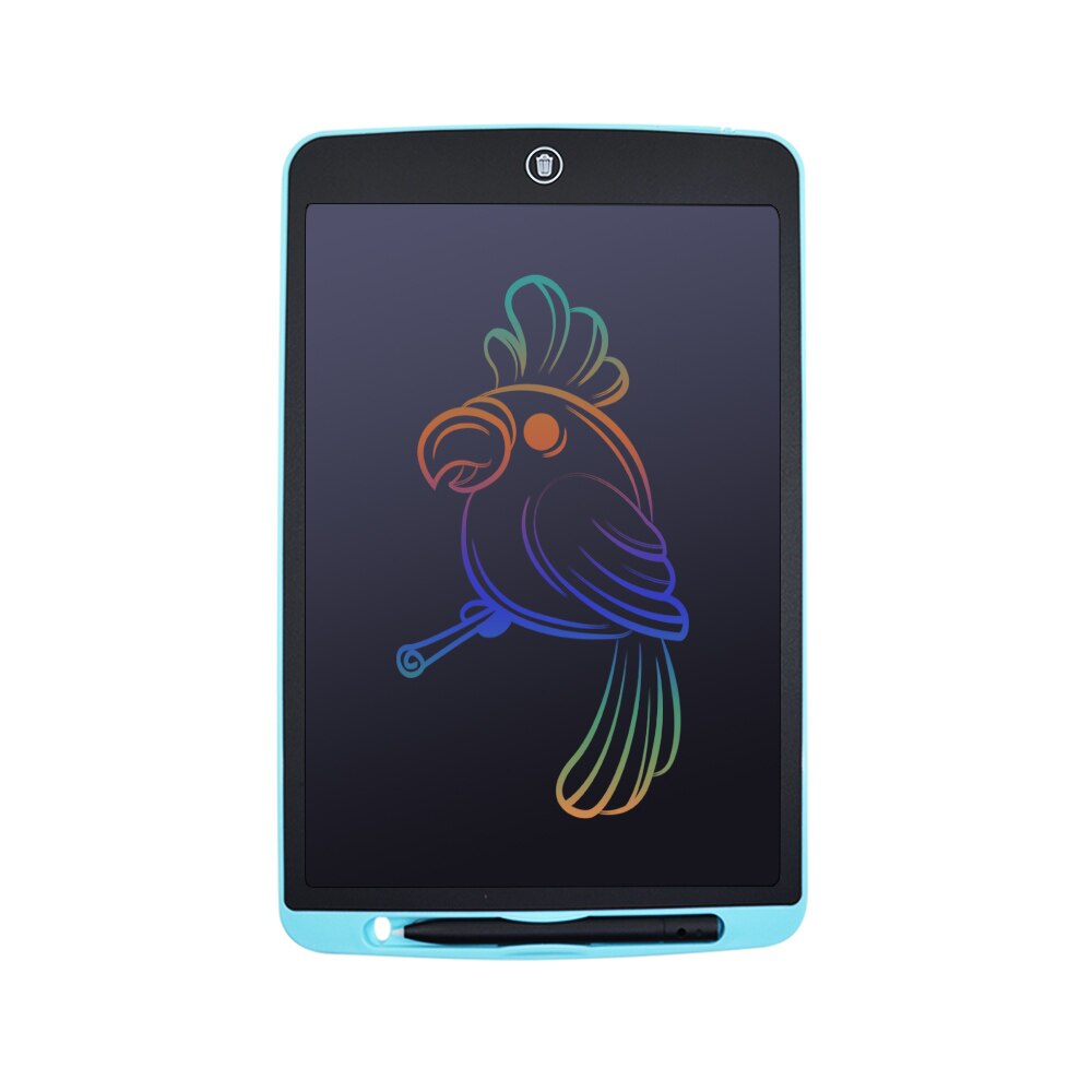CHIPAL 12" Colorful LCD Drawing Tablet for Kids Writing Board Color Screen Digital Graphic Message Tablet for Handwriting Pads: Blue