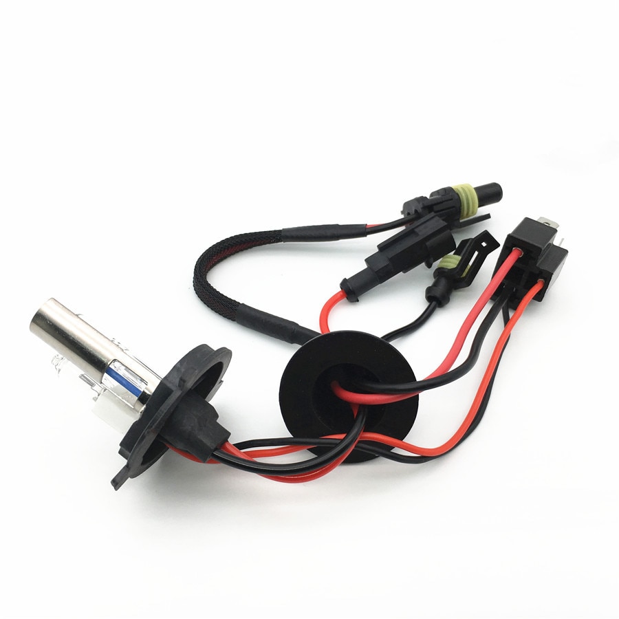 Yksi pari xenon  h4 piilotettu polttimo  h4 halogeenilampulla auton ajovaloihin 4300k 5000k 6000k 8000k piilotettu xenon polttimo  h4-2