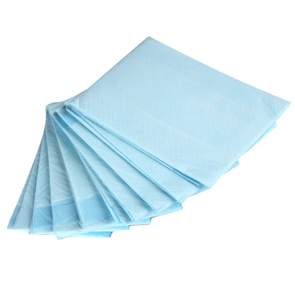 Disposable Incontinence Bed Pads Protection Sheet Mattress Covers Blue Waterproof Incontinence Protector Bed Wetting Mattress: 60x90cm
