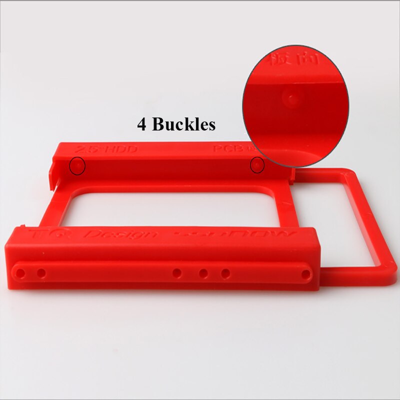 WEIJINTO Universal Plastic SATA IDE 2.5 Inch SSD HDD To 3.5 Inch HDD SSD Case Caddy Adapter Holder For Desktop PC