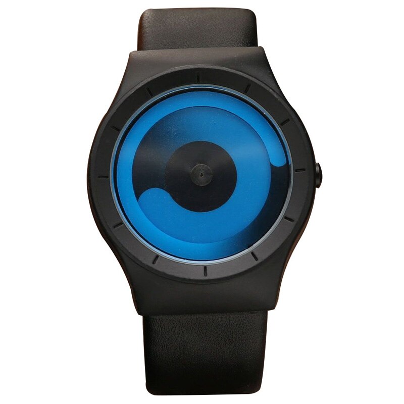 Unieke Draaitafel Minimalistische Creatieve Horloge Novel Stijlvolle Geek Sport Quartz Horloge Voor Mannen Vrouwen Relogio Masculino: QP024