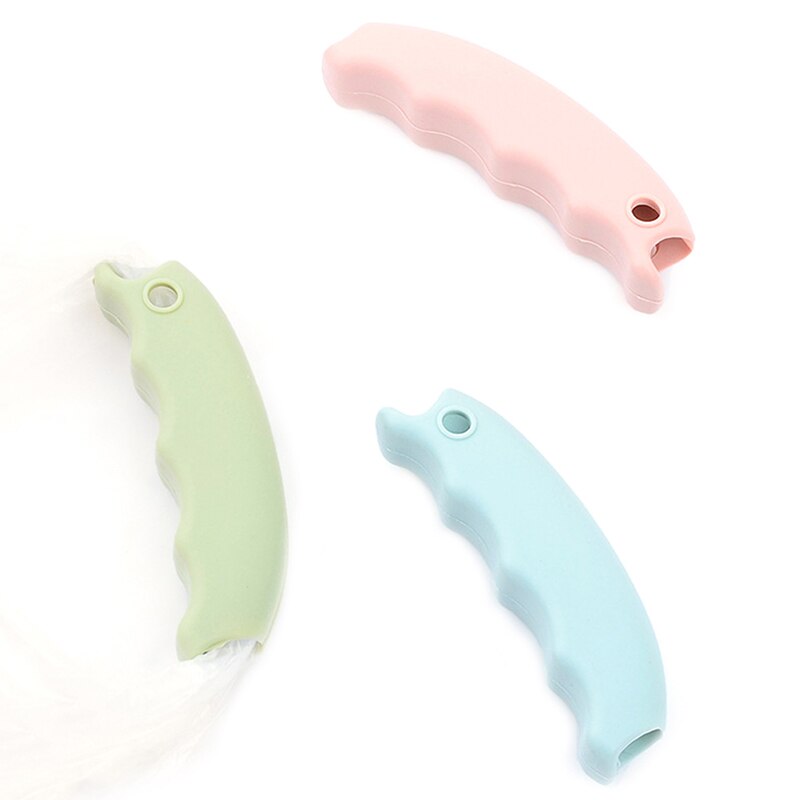 1 PCS Silicone Mention Dish For Shopping Bag to Protect Hands Trip Grocery Bag Holder Clips Handle Carrier Lock Home Tool